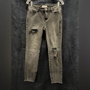 We The Free Charcoal Denim Pants Sz 27 women